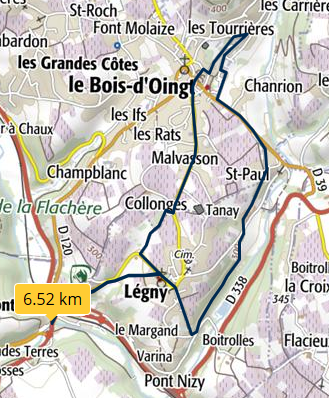 Circuit des ponts tarrets 6 5 km 196m